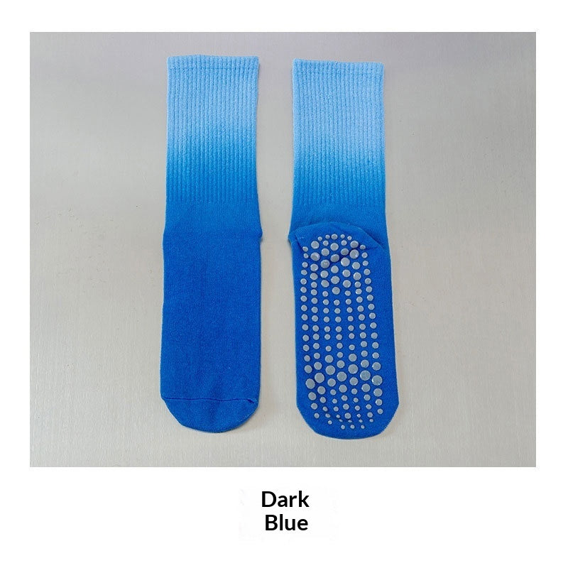 Gradient-colored Non-slip Sports Socks For Women